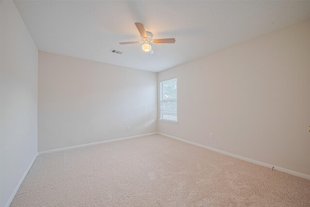 2938 Intrepid Elm St, Houston, TX 77084 - unfurnished room featuring a ceiling fan, light colored carpet, and baseboards