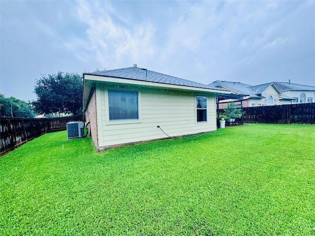 15102 Millers Run Ln, Sugar Land, TX 77498 - back of house featuring central AC unit