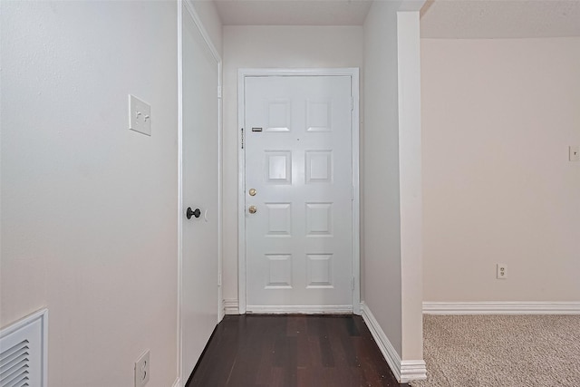 13207 Robinglen Dr, Houston, TX 77083 - hall with baseboards and dark wood-type flooring