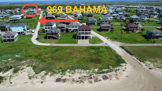 969 Bahama Rd, Crystal Beach, TX 77650 - aerial perspective of suburban area