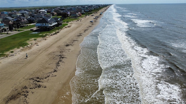 969 Bahama Rd, Crystal Beach, TX 77650 - aerial view of residential area featuring expansive beach