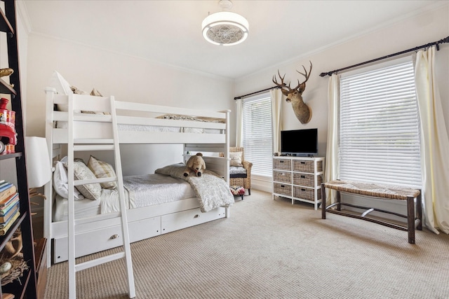 1216 Potomac Dr, Houston, TX 77057 - carpeted bedroom with ornamental molding