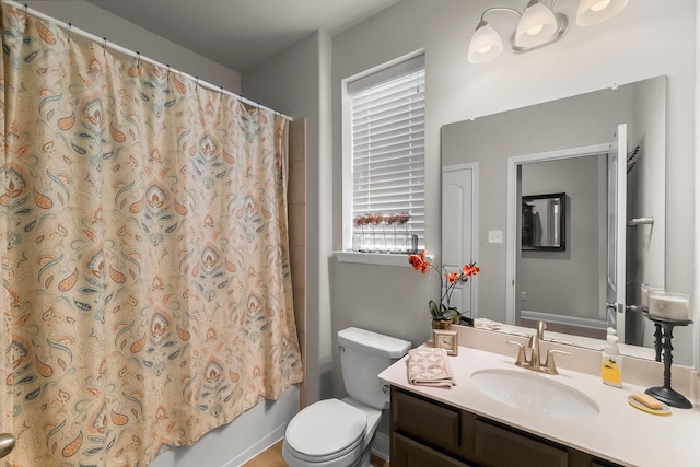 8202 Lockridge Terrace Ln, Cypress, TX 77433 - full bath with vanity, toilet, and shower / tub combo