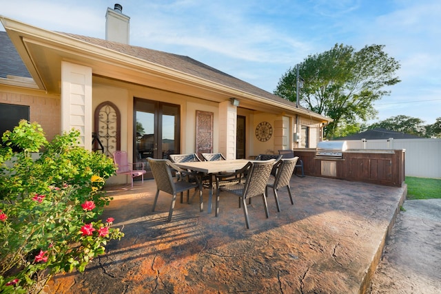 632 Western Acres Dr, El Campo, TX 77437 - view of patio / terrace featuring outdoor dining area