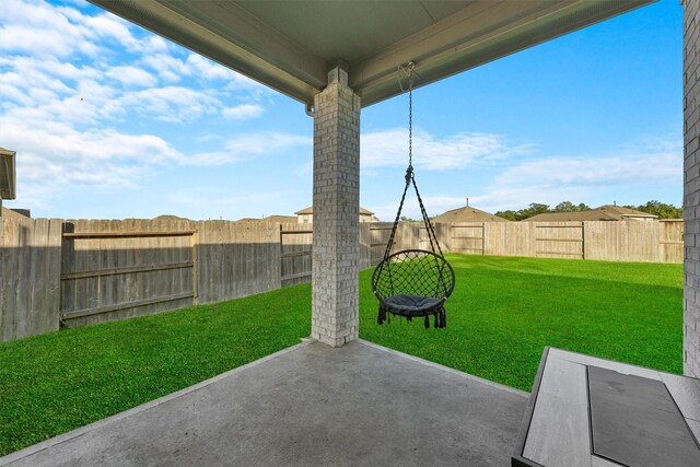 5160 Andorra Bend Ln, Porter, TX 77365 - view of yard featuring a patio area
