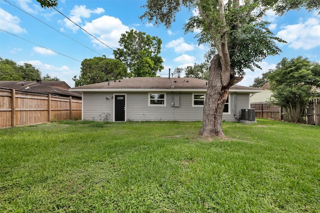 5858 Beldart St, Houston, TX 77033 - back of property with cooling unit