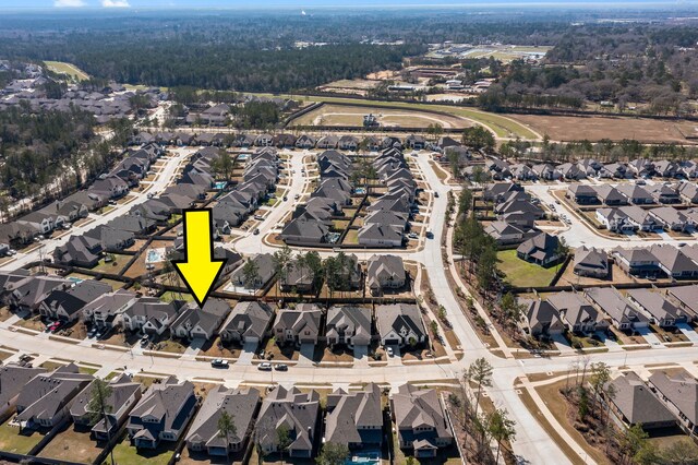 17460 Chestnut Cove Dr, Conroe, TX 77302 - aerial view of property's location featuring nearby suburban area
