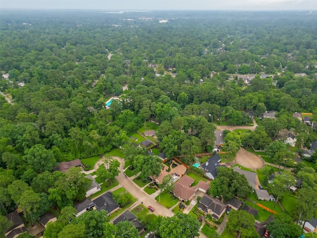 2718 Silver Falls Dr, Kingwood, TX 77339 - drone / aerial view of a forest