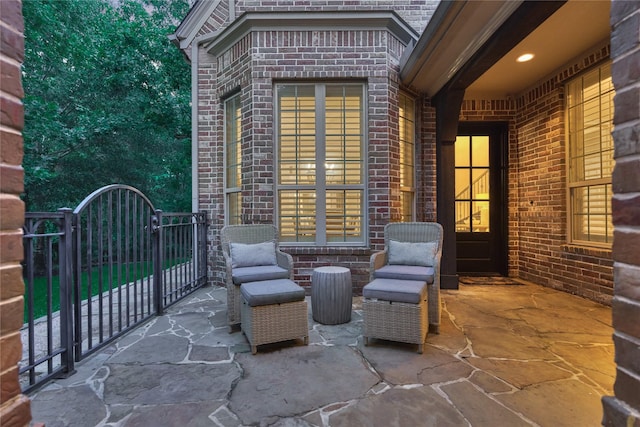 130 Playmoor Pl, Montgomery, TX 77316 - view of patio with a gate