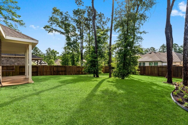 340 Honey Mesquite Path, Conroe, TX 77318 - view of yard