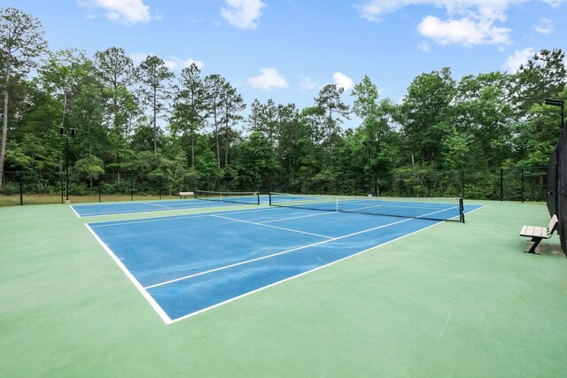 340 Honey Mesquite Path, Conroe, TX 77318 - view of tennis court featuring community basketball court