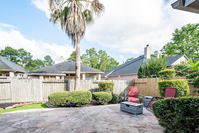 51 Eagle Mead Pl, The Woodlands, TX 77382 - view of patio