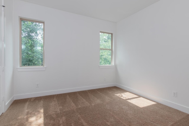 1411 E 34th St, Houston, TX 77022 - empty room featuring healthy amount of natural light, carpet floors, and baseboards
