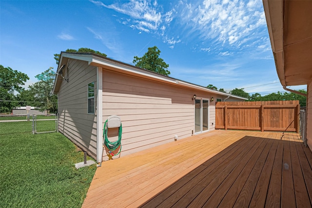 115 N 12th St, Highlands, TX 77562 - view of wooden deck