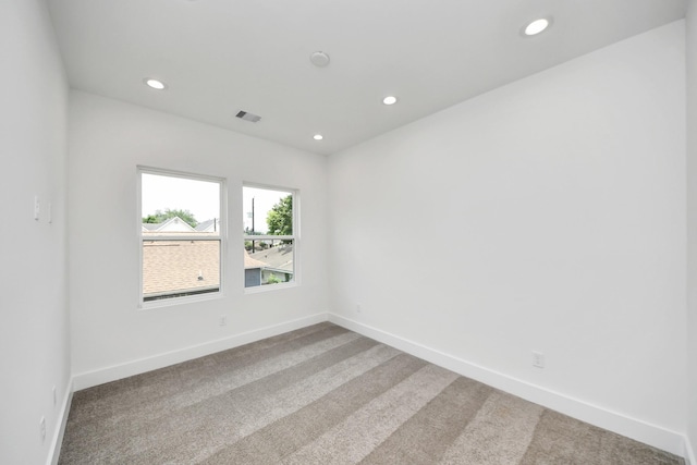 4602 Bristol St, Houston, TX 77009 - empty room with carpet floors, recessed lighting, and baseboards