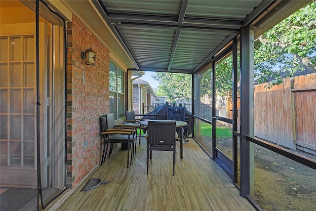 739 Apple Blossom Dr, Pearland, TX 77584 - view of sunroom