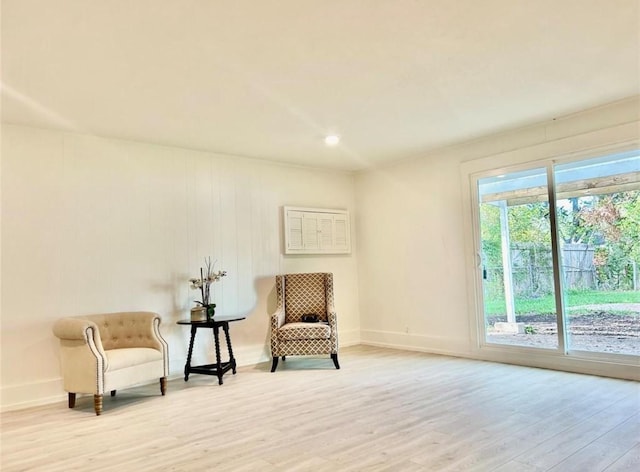 319 Wisteria St, Lake Jackson, TX 77566 - living area with wood finished floors and baseboards