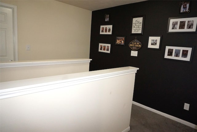 1608 Grable Cove Ln, Spring, TX 77379 - corridor featuring carpet flooring and baseboards