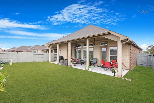 7923 Cheyenne Hills Trl, Richmond, TX 77406 - back of house featuring a patio
