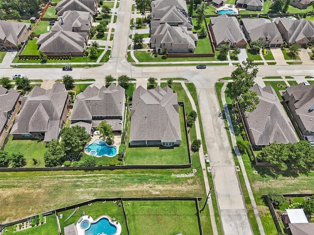 13303 Itasca Pine Dr, Humble, TX 77346 - aerial view of residential area featuring a pool area