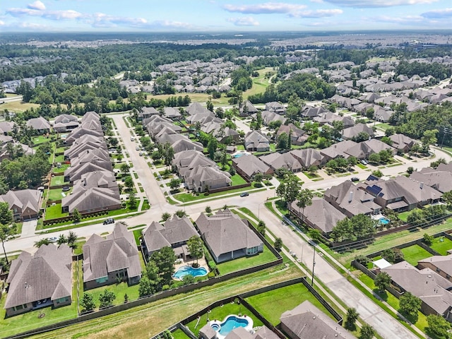 13303 Itasca Pine Dr, Humble, TX 77346 - aerial view of residential area featuring a pool