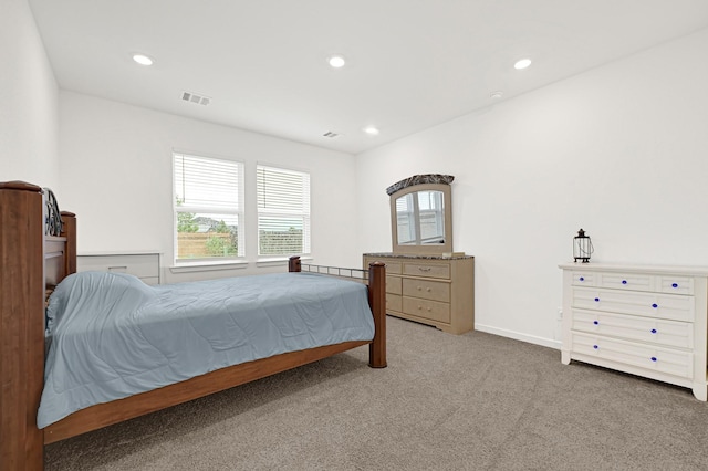 21746 Heather Elm Dr, Cypress, TX 77433 - bedroom featuring light carpet, recessed lighting, and baseboards