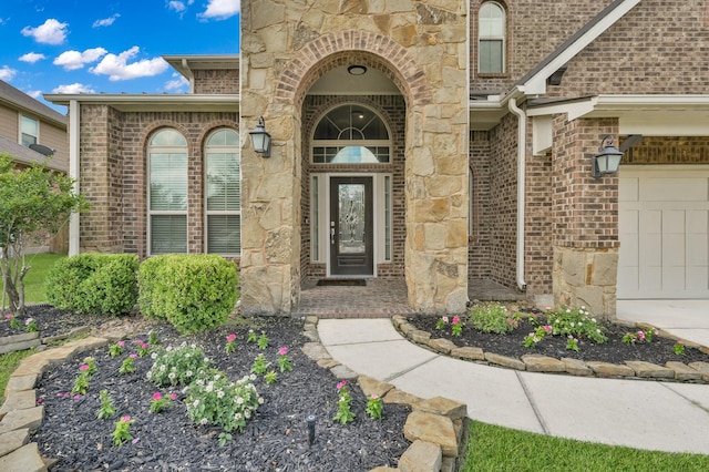 5015 Gold Lantana Trl, Spring, TX 77389 - doorway to property with brick siding