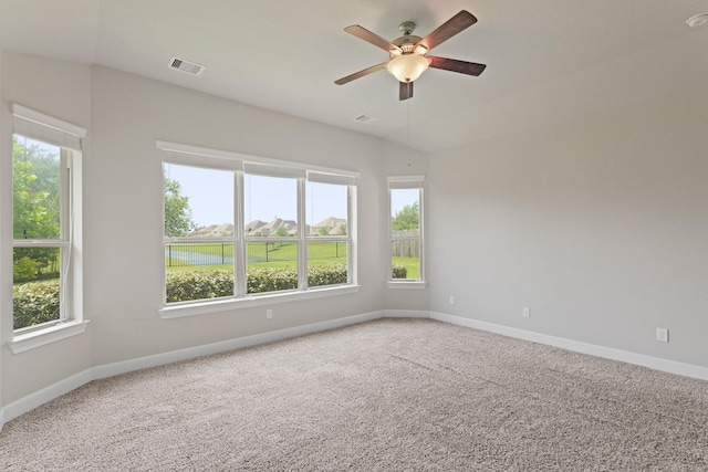 2131 Cranbrook Ridge Ln, Sugar Land, TX 77479 - carpeted spare room featuring a ceiling fan and baseboards