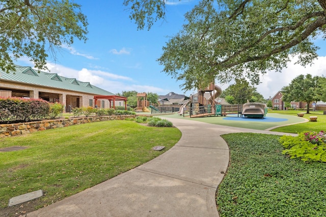 2131 Cranbrook Ridge Ln, Sugar Land, TX 77479 - view of community featuring a lawn