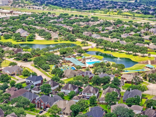 2131 Cranbrook Ridge Ln, Sugar Land, TX 77479 - aerial perspective of suburban area with a nearby body of water