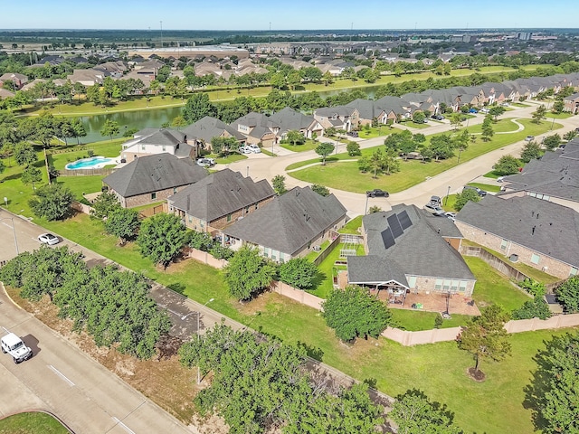 18610 Fairmont Springs Ct, Cypress, TX 77429 - aerial perspective of suburban area with a large body of water