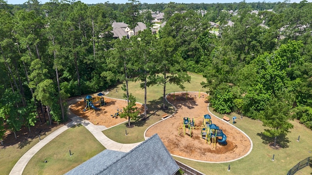 14027 Valley Creek Ct, Conroe, TX 77384 - bird's eye view of a recreational park