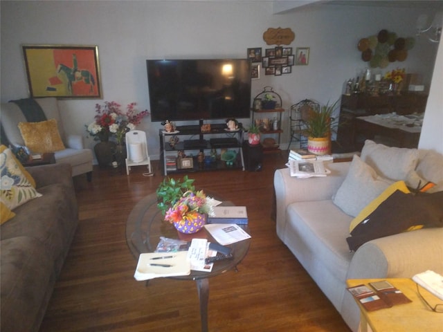 4802 Holly St, Bellaire, TX 77401 - living room with wood finished floors