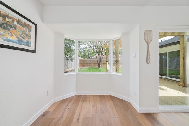 2618 Pine Village Dr, Houston, TX 77080 - unfurnished room with baseboards and wood finished floors