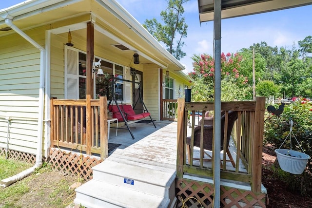 24027 Spears Cir, New Caney, TX 77357 - view of wooden deck