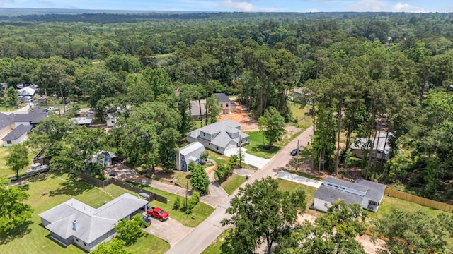 15608 Navajo Trl, Willis, TX 77378 - view of property location with a forest and nearby suburban area