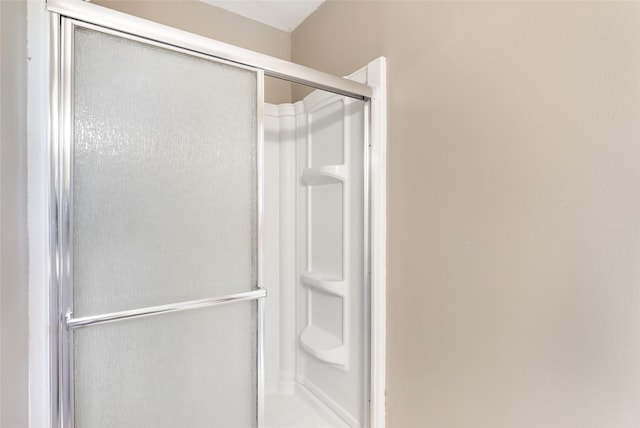 2198 N Winfree St, Dayton, TX 77535 - bathroom featuring a shower with door