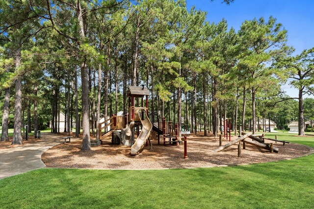 239 New Harmony Trl, Spring, TX 77389 - communal playground featuring a yard