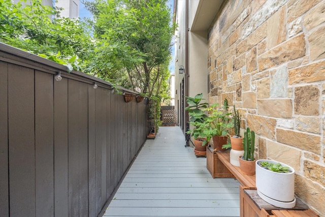 1647 Bissonnet St, Houston, TX 77005 - view of wooden terrace