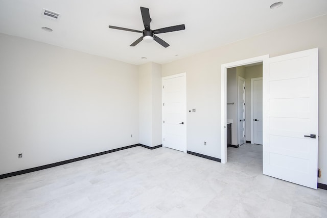 208 Silverleaf Rd, Sweeny, TX 77480 - unfurnished bedroom featuring baseboards and ceiling fan