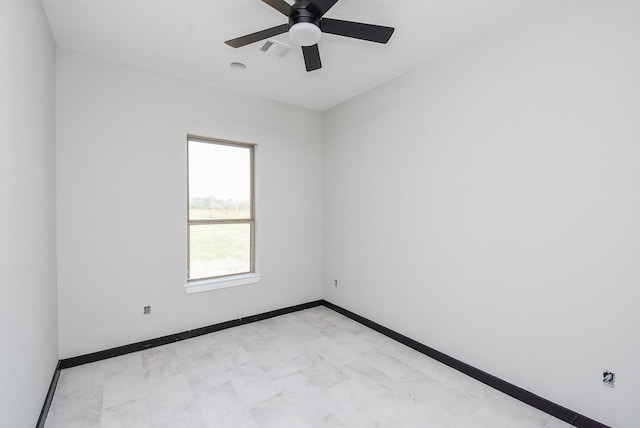 208 Silverleaf Rd, Sweeny, TX 77480 - spare room with a ceiling fan and baseboards