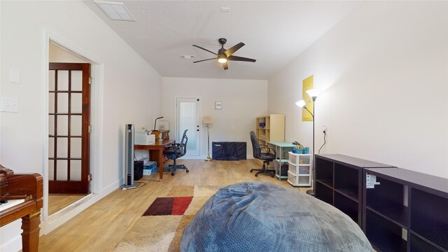 28511 E Benders Landing Blvd, Spring, TX 77386 - office space with wood finished floors and a ceiling fan