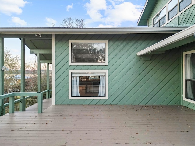 283 Sam Loop, Houston Loop, Point Blank, TX 77364 - view of deck