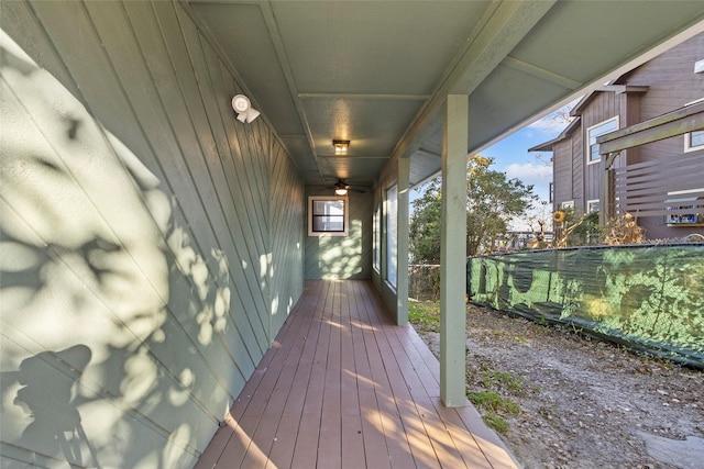 283 Sam Loop, Houston Loop, Point Blank, TX 77364 - view of wooden terrace