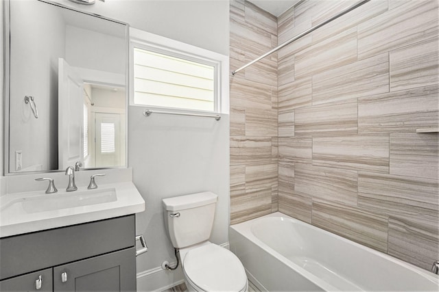 1266 N Post Oak Rd Unit B, Houston, TX 77055 - full bathroom with vanity and bathtub / shower combination