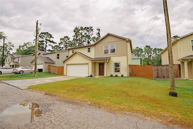 940 Cedar Point Dr, Livingston, TX 77351 - view of front facade featuring driveway, board and batten siding, and a garage