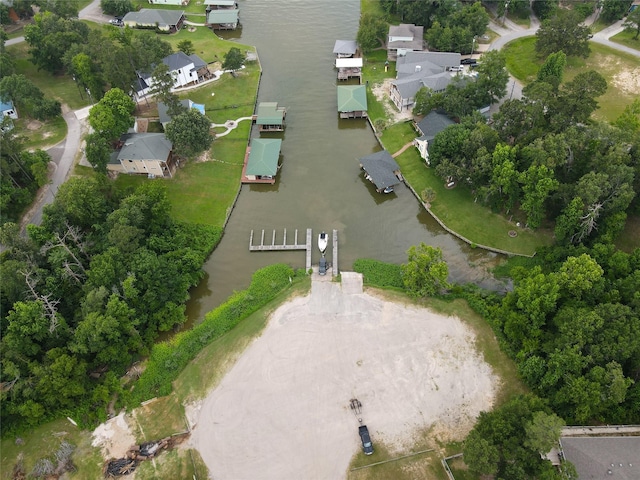 940 Cedar Point Dr, Livingston, TX 77351 - aerial view of property's location featuring a large body of water and nearby suburban area