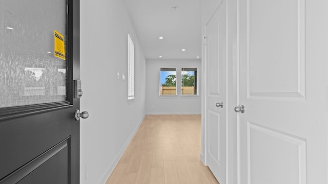 1823 Revolution Way, Missouri City, TX 77489 - corridor featuring light wood finished floors and recessed lighting
