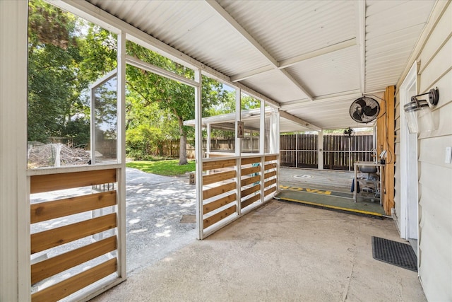 4301 Ascot Ln, Houston, TX 77092 - view of patio featuring an exterior structure and an outdoor structure