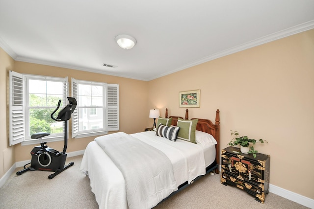 3820 Purdue St, Houston, TX 77005 - bedroom featuring carpet, crown molding, and baseboards